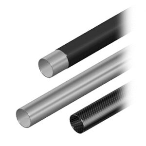 Tube and End Pieces for System Handle of 240.80mm aluminium