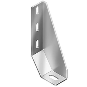 Floor Bracket 200 Steel, Profile 40 and up