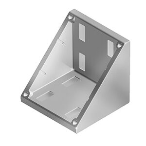 Bracket 90x90 Die cast Aluminium kit incluye 8Pz T Nut M8X25 y 8Pz Flange Nut M8