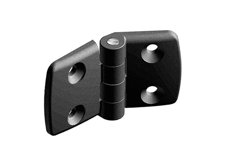 Plastic Combi Hinge 45/45, Slot 10/10
