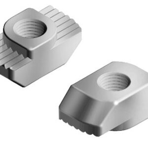 T Nut, Steel, Slot 10, M5, Paq. 100 piezas