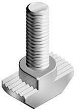 T Bolt, M8x25 H30, Class 8.8, Slot 10 (for Bracket 45), Paq. 100