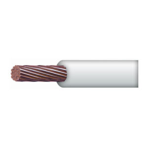 Cable flexible, calibre 14AWG, Rollo 100Mts, Color blanco