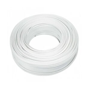 Cable flexible, calibre 18AWG, rollo de 100mts, color blanco