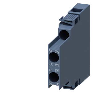 Bloque Contc. Aux. Lateral 1Na+1Nc, Para Contactores Motor Tamano S0, Bornes De Tornillo Din En 50005