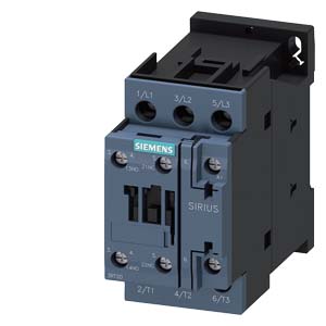 3RT2026-1AK60 Contac., Ac-3, 11Kw/400V, 1Na+1Nc, Ac 110V 50Hz, 120V 60Hz 3Pol, Tamano S0 Bornes De Tornillo
