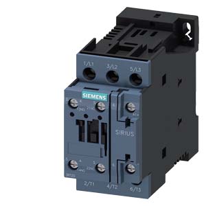 3RT2028-1BB40-0CC0 Contac., Ac-3, 18,5Kw/400V, 1Na+1Nc, Dc 24V, Apto Com., 3Pol, Tamano S0 Bornes De Tornillo