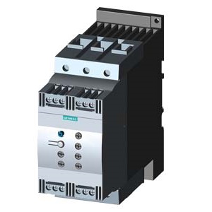 3RW4046-1BB15 Arrancador Suave Sirius, S3, 80A, 55Kw/500V, 40Grados, Ac 400-600V, Ac/Dc 110-230V, Conex. Por Tornillo