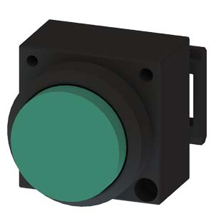 Elemento De Accionamiento Pulsador Luminoso Saliente Verde