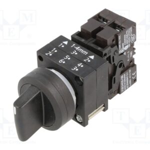 3SB32102DA11 Perilla Selector 3 Posiciones, Retención 1Na + 1Na