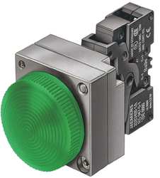 3SB36446BA40 Lamp. De Señalización Verde 24 Vca /Cc Con Led