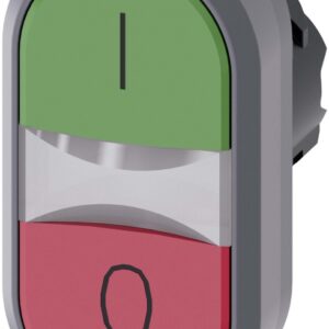 3SU1031-3AB42-0AK0 Pulsador Doble Ilum., Verde, Rojo