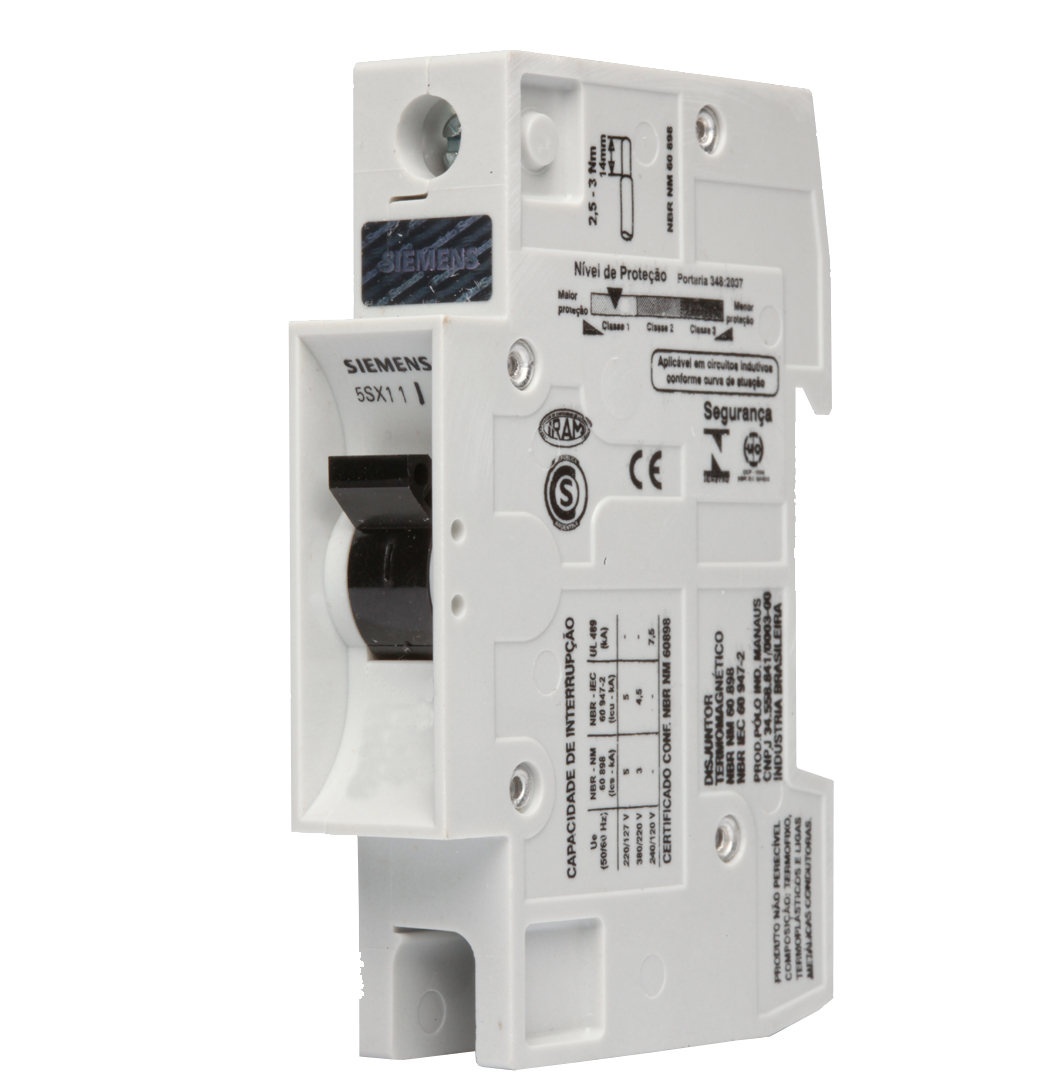 5SX1120-7 20 A. Interruptores Termomagneticos 5Sx1 10Ka De Acuerdo A Ul486 (Montaje En Riel Din)