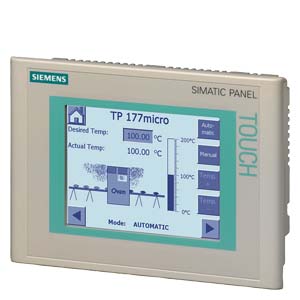 6AV66400CA110AX1 Simatic Touch Panel Tp 177Micro Para Simatic S7-200 Display Stn 5,7" Blue Mode Configurable Con Sw Desde Wincc Flexible 2004 Micro Hsp Contiene Sw Open Source Entregado Gratuitamente. Ver Cd Adjunto
