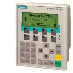 6AV66410BA110AX1 Simatic Operator Panel Op77A Backlit Lc Display, 4.5" Displ. W. Graphics Capabil Mpi-/Profibus-Dp Interface Up To 1,5Mb, For Wincc Flexible 2004 Compact Hsp Upwards