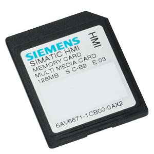 6AV66711CB000AX2 Mmc Card 128 Mb For Op77B, Op/Tp 177B, Op/Tp277, C7-635, Mp277, Mp377, Mobile Panel 177/277