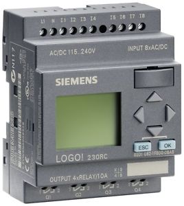 Logo! 230Rc,Logic Module,Displ. Pu/I/O: 230V/230V/Relay, 8 Di/4 Do, Mem. 200 Blocks, Expandable With Extra Modules 230V Ac/Dc