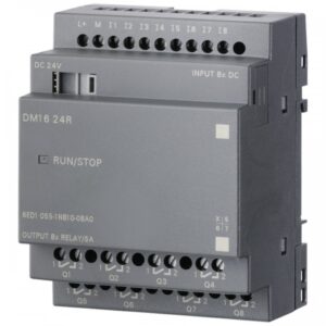 6ED10551NB100BA0 Logo! Dm16 24R Mod.Ampliacion, Al/E/S: 24V Dc/24V Dc/Rele, 8 Ed/8 Sd, 4 Modulos