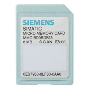 6ES79538LF300AA0 Simatic S7, Micro Memory Cardfor S7-300/C7/Et 200,3.3 V Nflash, 64 Kb
