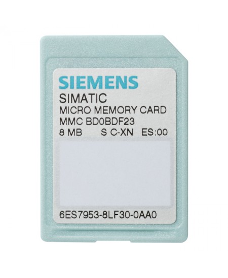 6ES79538LF300AA0 Simatic S7, Micro Memory Cardfor S7-300/C7/Et 200,3.3 V Nflash, 64 Kb