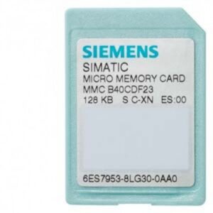 Simatic S7, Micro Memory Card Para S7-300/C7/Et 200, 3,3 V Nflash, 128 Kb