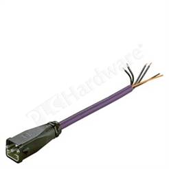 Simatic Net, Profibus Ecofast Hybrid Plug 180 (Ecofast Cu), 2 X Cu; 4 X 1,5 Mm2 Cu Inserto Hembra Conect. Hanbrid Unidad Pza