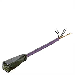 6GK19050DA00 Simatic Net,Profibus Ecofast Terminating Plug (Ecofast Cu) 2 X Cu; 4 X 1,5 Mm2 Cu Inserto Macho, Resistencias De Cierre Int., Unidad Pieza