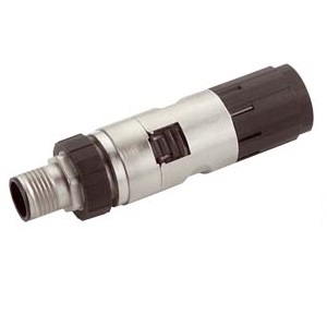 6GK19050EA10 Pb Fc M12 Plug Pro M12 Plug Connector W. Rugged Metal Housing And Fc Connecting Method,With Axial Cable Outlet, For Use With Et200Pro, Pin Connector, (B Coded) Packaging Unit 5 Pieces