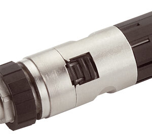 6GK19050EB10 Pb Fc M12 Cable Connector Pro, M12 Plug Connector, With Rugged Metal And Fc Connecting Method, With Axial Cable Outlet, For Use With Et200Pro, Socket Connector, (B Coded) Packaging Unit 5 Pieces