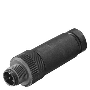 Simatic Net, Ie Power M12 Conector Plug Pro Para La Conexion A La Fuente Ps791-1Pro Para Alimentacion Con 24V Dc, Con Instruc. De Montaje, 4Polos, Codificado A, 3 Unidades