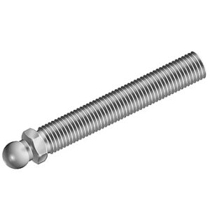 Threaded Rod for Swivel Feet, Ball Joint 15 and M8X25X14 and Base for Swivel Feet, Ball Joint 15