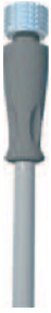 Connecting Cable M8 Axial - Female, PUR coated, 4x 0.14mm², total length of 2m