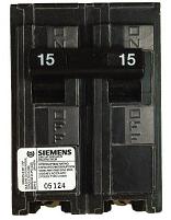 D215EE Interruptores Automaticos QD 3/4 De Dos Polos 10 Ka 15 Amp