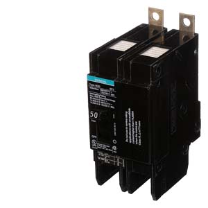 D250EE Interruptores Automaticos QD 3/4 De Dos Polos 10 Ka 50 Amp