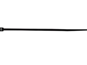 Corbata de nylon color negro 100X2.5MM (100 PZ)