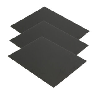Placa De Abs Negro De 1/8" X 4 X 8