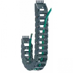 Cadenas portacables easy chain® - Series E 16 - cadena a rellenar en el radio exterior